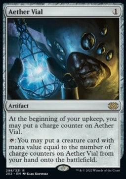 Aether Vial⁣ - Double Masters 2022⁣ (Rare)⁣ [298]