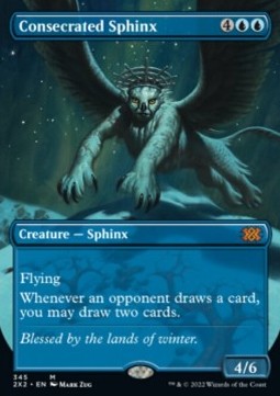 Consecrated Sphinx (V.1)⁣ - Double Masters 2022: Extras⁣ (Mythic)⁣ [345]