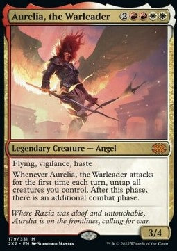 Aurelia, the Warleader⁣ - Double Masters 2022⁣ (Mythic)⁣ [179]