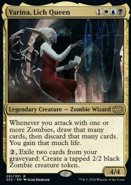 Varina, Lich Queen⁣ - Double Masters 2022⁣ (Rare)⁣ [291]