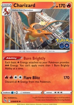 Charizard⁣ - Pokémon GO⁣ (Holo Rare)⁣ [010]
