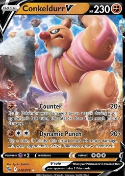 Conkeldurr V⁣ - Pokémon GO⁣ (Ultra Rare)⁣ [040]