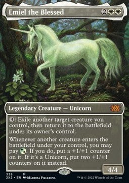 Emiel the Blessed (V.1)⁣ - Double Masters 2022: Extras⁣ (Mythic)⁣ [338]