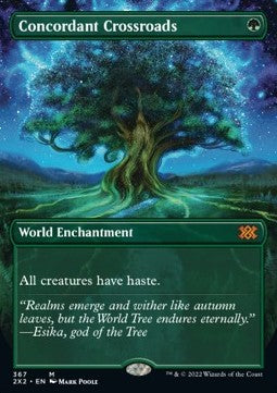 Concordant Crossroads (V.1)⁣ - Double Masters 2022: Extras⁣ (Mythic)⁣ [367]
