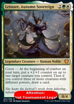 Leinore, Autumn Sovereign (V.3)⁣ - Commander: Innistrad: Midnight Hunt⁣ (Mythic)⁣ [1]