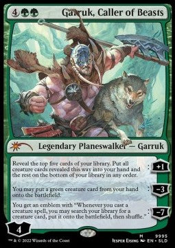 Garruk, Caller of Beasts - Secret Lair Drop Series: April Superdrop 2022 (Mythic) [SLDAS-9995]