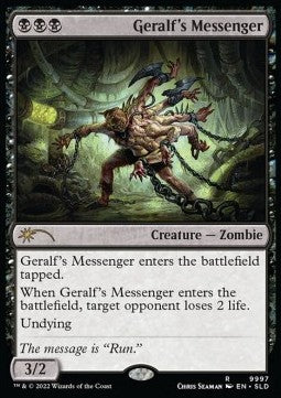 Geralf's Messenger - Secret Lair Drop Series: April Superdrop 2022 (Rare) [SLDAS-9997]