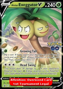Alolan Exeggutor V⁣ - SWSH Black Star Promos⁣ (Oversized)⁣ [225]
