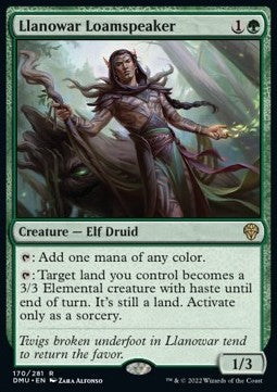 Llanowar Loamspeaker⁣ - Dominaria United⁣ (Rare)⁣ [170]