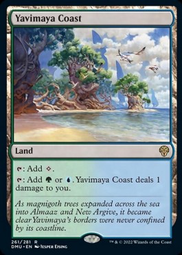 Yavimaya Coast⁣ - Dominaria United⁣ (Rare)⁣ [261]