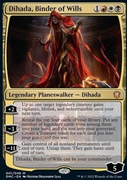 Dihada, Binder of Wills⁣ - Commander: Dominaria United⁣ (Mythic)⁣ [1]