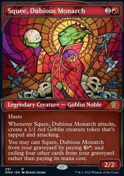 Squee, Dubious Monarch (V.1)⁣ - Dominaria United: Extras⁣ (Rare)⁣ [291]