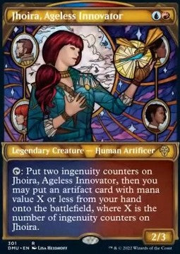 Jhoira, Ageless Innovator (V.1)⁣ - Dominaria United: Extras⁣ (Rare)⁣ [301]