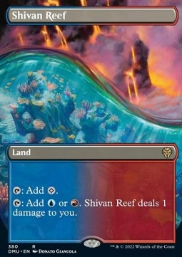 Shivan Reef⁣ - Dominaria United: Extras⁣ (Rare)⁣ [380]