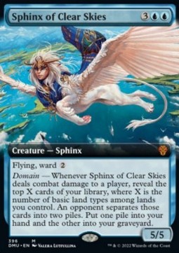 Sphinx of Clear Skies⁣ - Dominaria United: Extras⁣ (Mythic)⁣ [396]