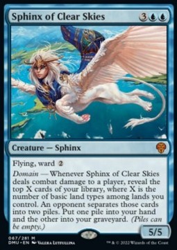Sphinx of Clear Skies⁣ - Dominaria United⁣ (Mythic)⁣ [67]