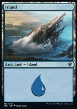 Island (V.2)⁣ - Dominaria United⁣ (Land)⁣ [266]