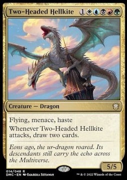 Two-Headed Hellkite⁣ - Commander: Dominaria United⁣ (Rare)⁣ [14]