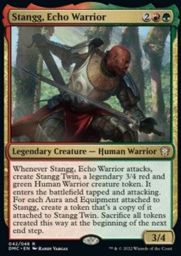Stangg, Echo Warrior⁣ - Commander: Dominaria United⁣ (Rare)⁣ [42]