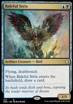 Baleful Strix - Commander: Dominaria United (Rare) [DMC-143]