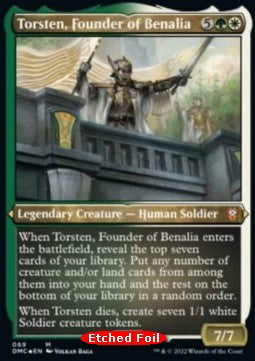 Torsten, Founder of Benalia⁣ - Commander: Dominaria United: Extras⁣ (Mythic)⁣ [69]