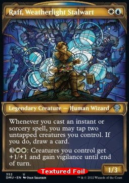 Raff, Weatherlight Stalwart (V.2)⁣ - Dominaria United: Extras⁣ (Uncommon)⁣ [352]