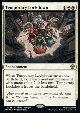Temporary Lockdown⁣ - Dominaria United⁣ (Rare)⁣ [36]