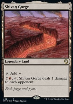 Shivan Gorge⁣ - Commander: Dominaria United⁣ (Rare)⁣ [232]