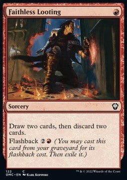 Faithless Looting⁣ - Commander: Dominaria United⁣ (Common)⁣ [122]