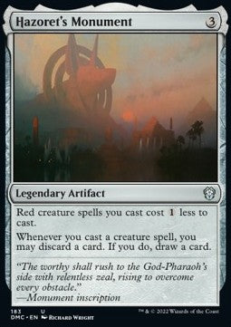 Hazoret's Monument⁣ - Commander: Dominaria United⁣ (Uncommon)⁣ [183]