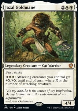 Jazal Goldmane⁣ - Commander: Dominaria United⁣ (Mythic)⁣ [102]
