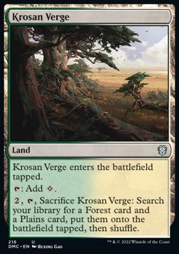 Krosan Verge⁣ - Commander: Dominaria United⁣ (Uncommon)⁣ [216]