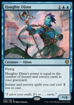 Haughty Djinn⁣ - Dominaria United⁣ (Rare)⁣ [52]