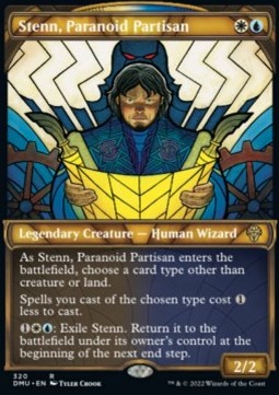 Stenn, Paranoid Partisan (V.1)⁣ - Dominaria United: Extras⁣ (Rare)⁣ [320]