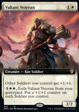 Valiant Veteran⁣ - Dominaria United: Extras⁣ (Rare)⁣ [390]