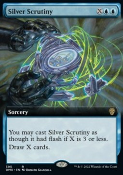 Silver Scrutiny⁣ - Dominaria United: Extras⁣ (Rare)⁣ [395]