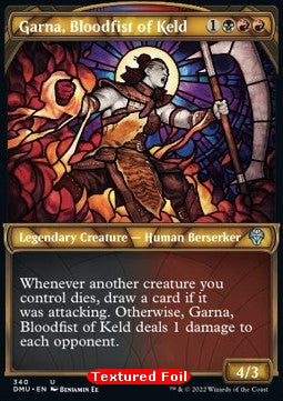 Garna, Bloodfist of Keld (V.2)⁣ - Dominaria United: Extras⁣ (Uncommon)⁣ [340]