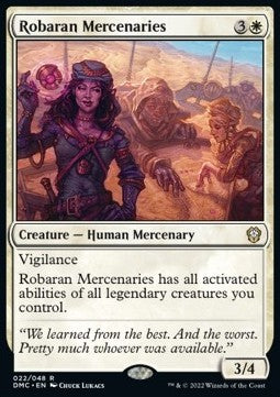 Robaran Mercenaries⁣ - Commander: Dominaria United⁣ (Rare)⁣ [22]