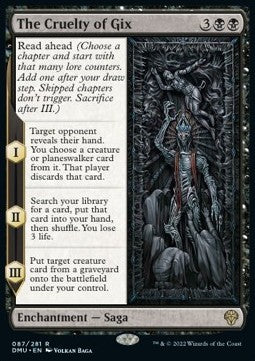 The Cruelty of Gix⁣ - Dominaria United⁣ (Rare)⁣ [87]