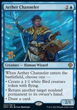 Aether Channeler (V.1) - Dominaria United: Promos (Rare) [PDMU-42]