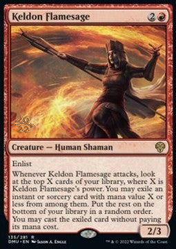 Keldon Flamesage (V.1)⁣ - Dominaria United: Promos⁣ (Rare)⁣ [135]