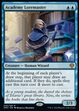 Academy Loremaster (V.2)⁣ - Dominaria United: Promos⁣ (Rare)⁣ [40]