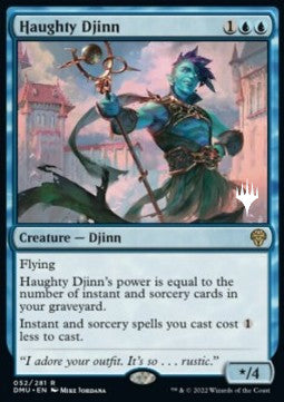 Haughty Djinn (V.2)⁣ - Dominaria United: Promos⁣ (Rare)⁣ [52]