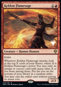 Keldon Flamesage (V.2)⁣ - Dominaria United: Promos⁣ (Rare)⁣ [135]