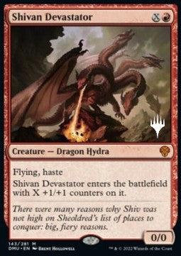 Shivan Devastator (V.2)⁣ - Dominaria United: Promos⁣ (Mythic)⁣ [143]
