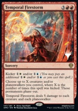 Temporal Firestorm (V.2)⁣ - Dominaria United: Promos⁣ (Rare)⁣ [147]