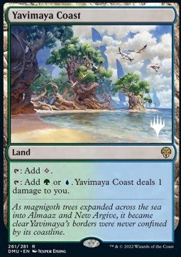 Yavimaya Coast (V.2)⁣ - Dominaria United: Promos⁣ (Rare)⁣ [261]