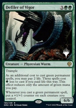 Defiler of Vigor (V.2) - Dominaria United: Promos (Rare) [PDMU-160]