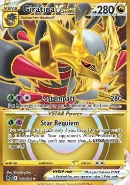 Giratina VSTAR⁣ - Lost Origin⁣ (Secret Rare)⁣ [212]
