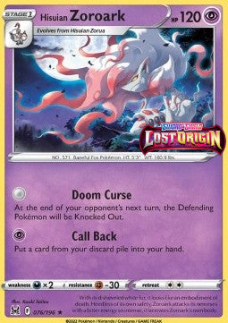 Hisuian Zoroark⁣ - Lost Origin⁣ (Promo)⁣ [076]